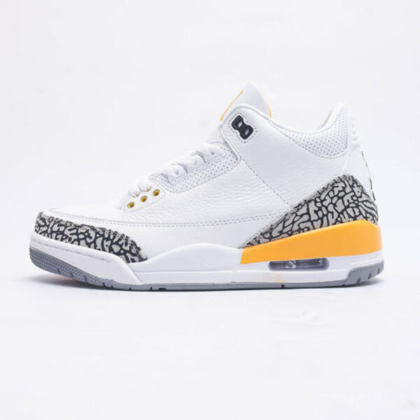 8997869 نایک جردن 3 رترو لیزر اورنج Jordan 3 Retro Laser Orange سفید نارنجی