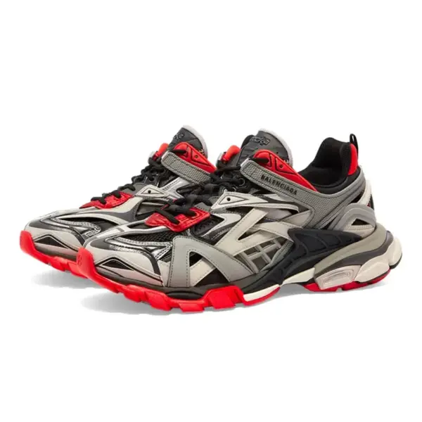 8997919 بالنسیاگا ترک Balenciaga Track.2 Black Grey Red مشکی خاکستری قرمز
