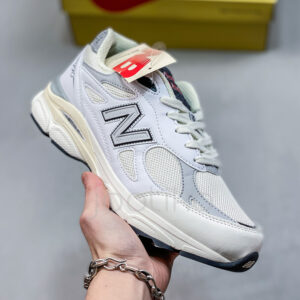 9834621 کفش نیوبالانس مردانه New Balance 990 v3 MiUSA Teddy Santis Sea Salt