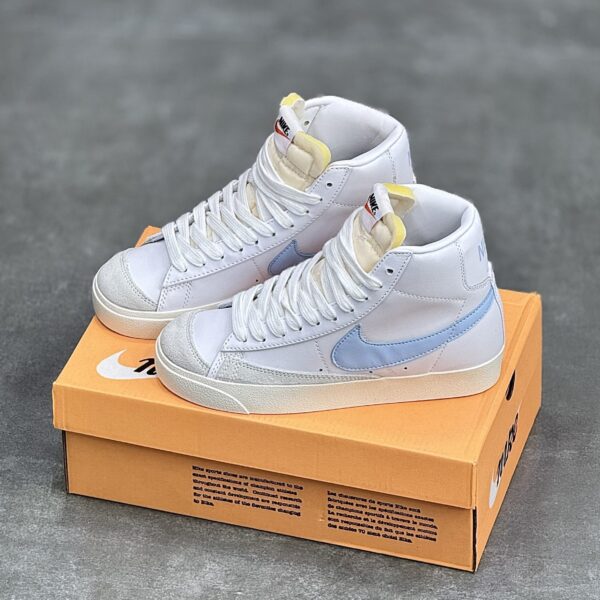 IMG_1089-scaled-1 کفش نایک بلیزر ساقدار سفید آبی Nike Blazer Mid White Blue