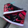 IMG_1105.png کفش نایک ایر جردن وان ساقدار ورنی مشکی قرمز ( مستر کوالتی ) Nike Air Jordan 1 High Patent Bred