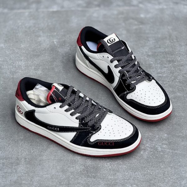 IMG_2055-scaled-1 کفش نایک ایر جردن وان لو تراویس اسکات گوچی Nike Air Jordan 1 Low Travis Scott Gucci