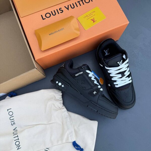 IMG_2841 کفش لویی ویتون ترینر سوپر مستر تمام مشکی Louis Vuitton Trainer Super Master Triple Black