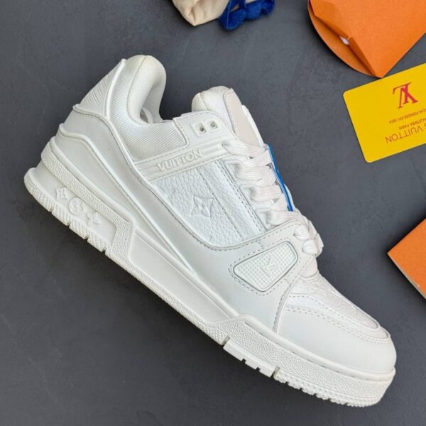 IMG_2853 کفش لویی ویتون ترینر سوپر مستر تمام سفید Louis Vuitton Trainer Super Master Triple White