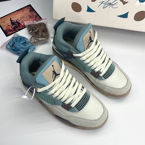 IMG_4467-500x500-1 کفش نایک ایر جردن فور رترو اسنورلکس کاستوم ( مسترکوالتی ) Jordan 4 Retro Snorlax Custom
