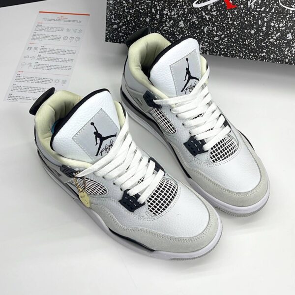 IMG_4473 کفش نایک ایر جردن فور رترو میلیتاری بلک Nike Air Jordan 4 Retro Military Black