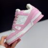 IMG_5132 لویی ویتون ترینر سفید صورتی Louis Vuitton Trainer White Pink
