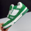 IMG_5942 لویی ویتون ترینر سفید سبز Louis Vuitton Trainer White Green