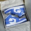 IMG_7265-scaled-1 کفش نایک ایر جردن وان ساقدار سفید آبی Nike Air Jordan 1 High White Blue