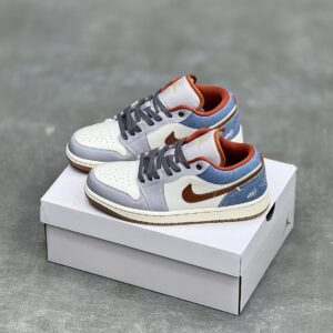 IMG_7674-scaled-1 کفش نایک ایر جردن وان لو فانتوم دنیم Nike Air Jordan 1 Low Phantom Denim