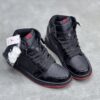 کفش نایک ایر جردن وان ساقدار ورنی بلکند Nike Air Jordan 1 High Patent Blackend