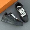 کفش لویی ویتون ترینر تمام مشکی Louis Vuitton Trainer Triple Black