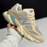 کتونی نیوبالانس ۹۰۶۰ کرم آبی  New Balance 9060 Cream Blue