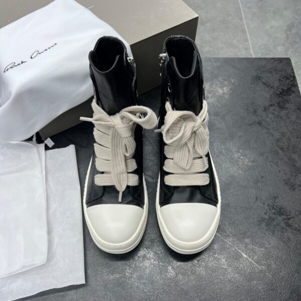 c8abe14d-9b4d-4d35-913f-88a67401af69 کفش ریک اونز جامبولیس ساقدار Rick Owens Jumbo Laces High