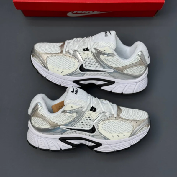 fnyqg0a6 کفش نایک وی فایو کی ران سفید مشکی Nike V5K Run White Black