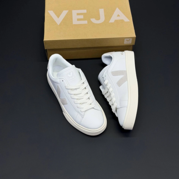 mr9wjgdw کفش وجا کامپو سفید کرم Veja Campo White Cream
