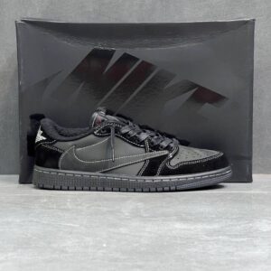 photo_1_2025-10-20_18-01-31 کفش نایک ایر جردن وان لو تراویس اسکات بلک فانتوم Nike Air Jordan 1 Low Travis Scott Black Phantom