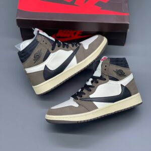 photo_2026-02-10_18-26-57 کفش نایک ایر جردن وان ساقدار رترو تراویس اسکات موکا Nike Air Jordan 1 Retro High Travis Scott Mocha