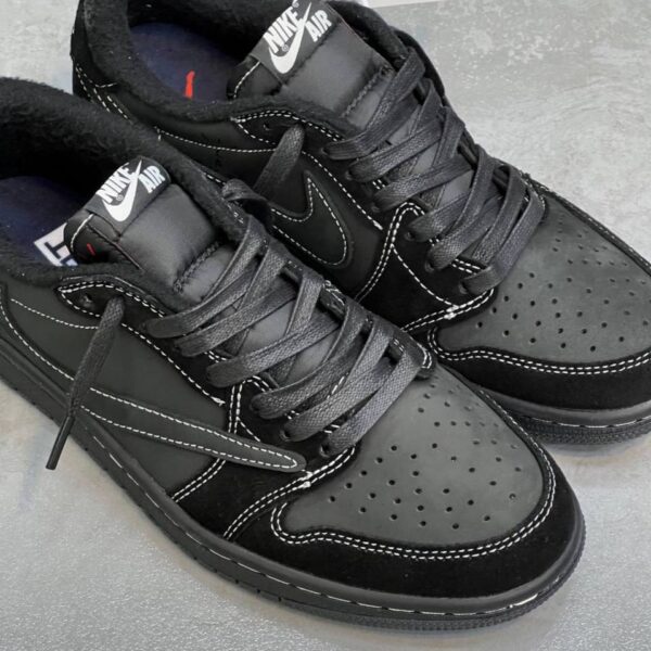 photo_2_2025-10-20_18-01-31 کفش نایک ایر جردن وان لو تراویس اسکات بلک فانتوم Nike Air Jordan 1 Low Travis Scott Black Phantom