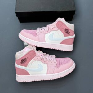 photo_2_2025-11-01_20-07-12 کفش نایک ایر جردن وان صورتی ساقدار Nike Air Jordan 1 High Pink