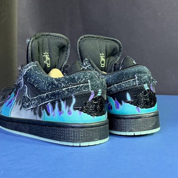 کفش نایک ایر جردن وان لو فورتون فلای هالووین Nike Air Jordan 1 Low Fortune Fly Halloween