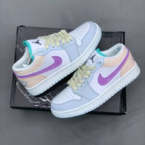photo_4_2025-10-30_16-31-30 کفش نایک جردن وان سفید بنفش Nike Air Jordan 1 White Purple