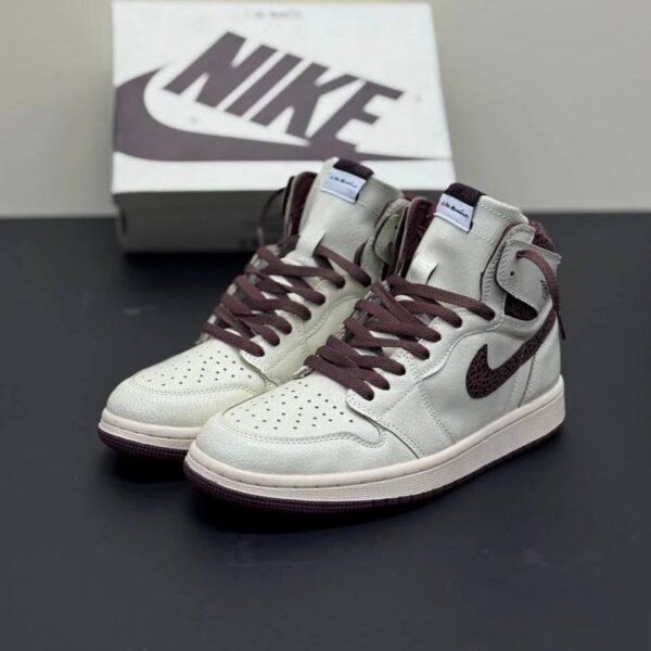 photo_4_2025-11-02_19-32-11 کفش نایک ایر جردن وان ساقدار امامنیر کرم قهوهای Nike Air Jordan 1 High A Ma Maniére Cream Brown