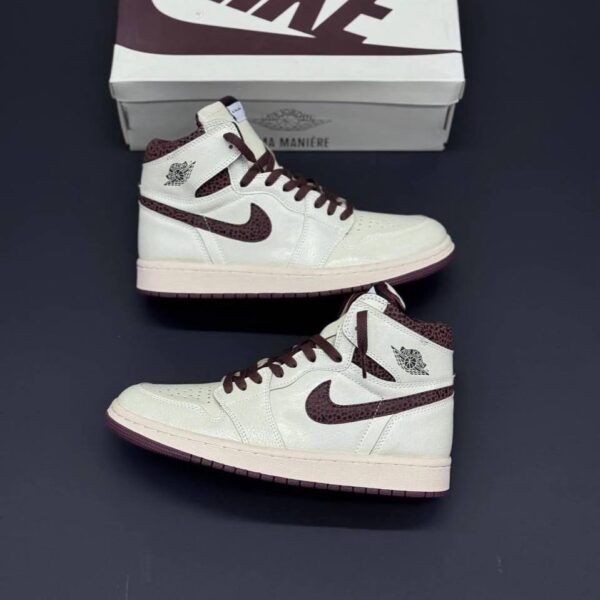 photo_5_2025-11-02_19-32-11 کفش نایک ایر جردن وان ساقدار امامنیر کرم قهوهای Nike Air Jordan 1 High A Ma Maniére Cream Brown