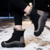 photo_5_2026-07-14_22-05-29-1 نیم بوت زیپ دار خزدار مشکی Black Fur Lined Zip Boots