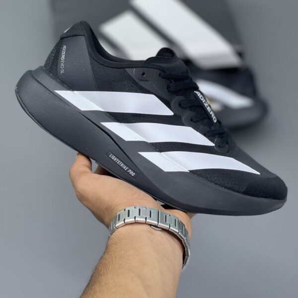 IMG_4991 کفش آدیداس آدیزیرو مشکی سفید Adidas Adizero Black White