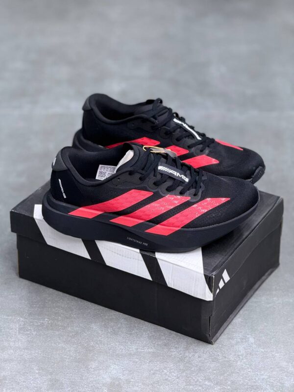 photo_1_2026-08-11_03-33-59 کفش آدیداس آدیزیرو ایو اس ال مرسدس بنز مشکی قرمز Adidas Adizero Evo SL Mercedes Benz Black Red