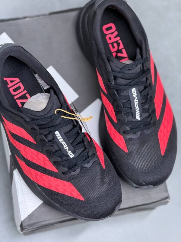 photo_2_2026-08-11_03-33-59 کفش آدیداس آدیزیرو ایو اس ال مرسدس بنز مشکی قرمز Adidas Adizero Evo SL Mercedes Benz Black Red