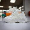 photo_3_2026-08-06_21-17-47 کتونی اسپرت لژدار طبی زنانه مافیایی تمام سفید Women’s Mafia Style White Sneakers