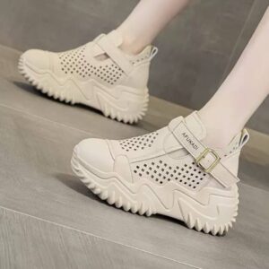 photo_7_2026-08-15_03-30-33 کتونی لژ مخفی لژدار زنانه رویه تنفسی کرم Women’s Hidden Platform Breathable Cream Sneakers