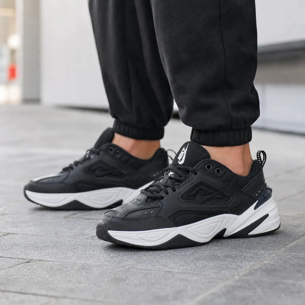 01e07faceef6a23bb9b1fe711b9fd9de کتونی نایک تکنو مشکیNike M2k Tekno