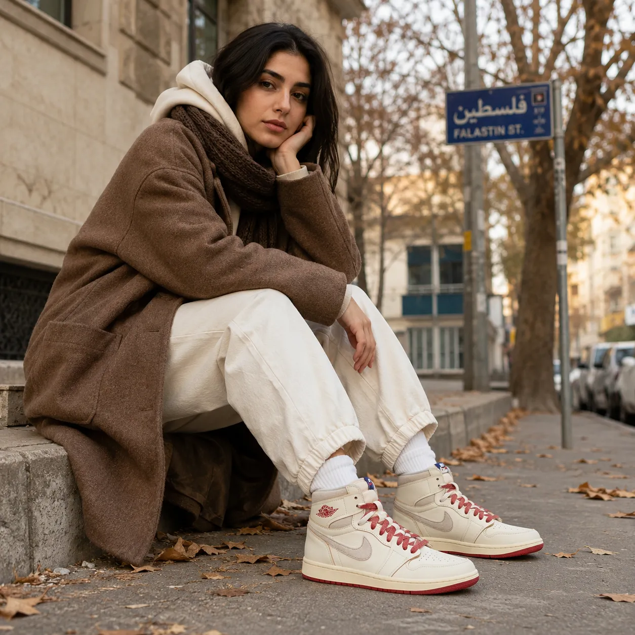 جردن وان ریر ایر سیل سینابار-Jordan 1 Retro High Rare Air Sail Cinnabar