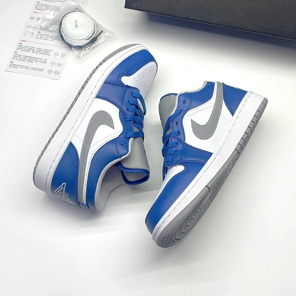 13264068d108c6901b3592ea654fcd57-1 کتونی ایرجردن آبی 1- Air Jordan 1 low True Blue