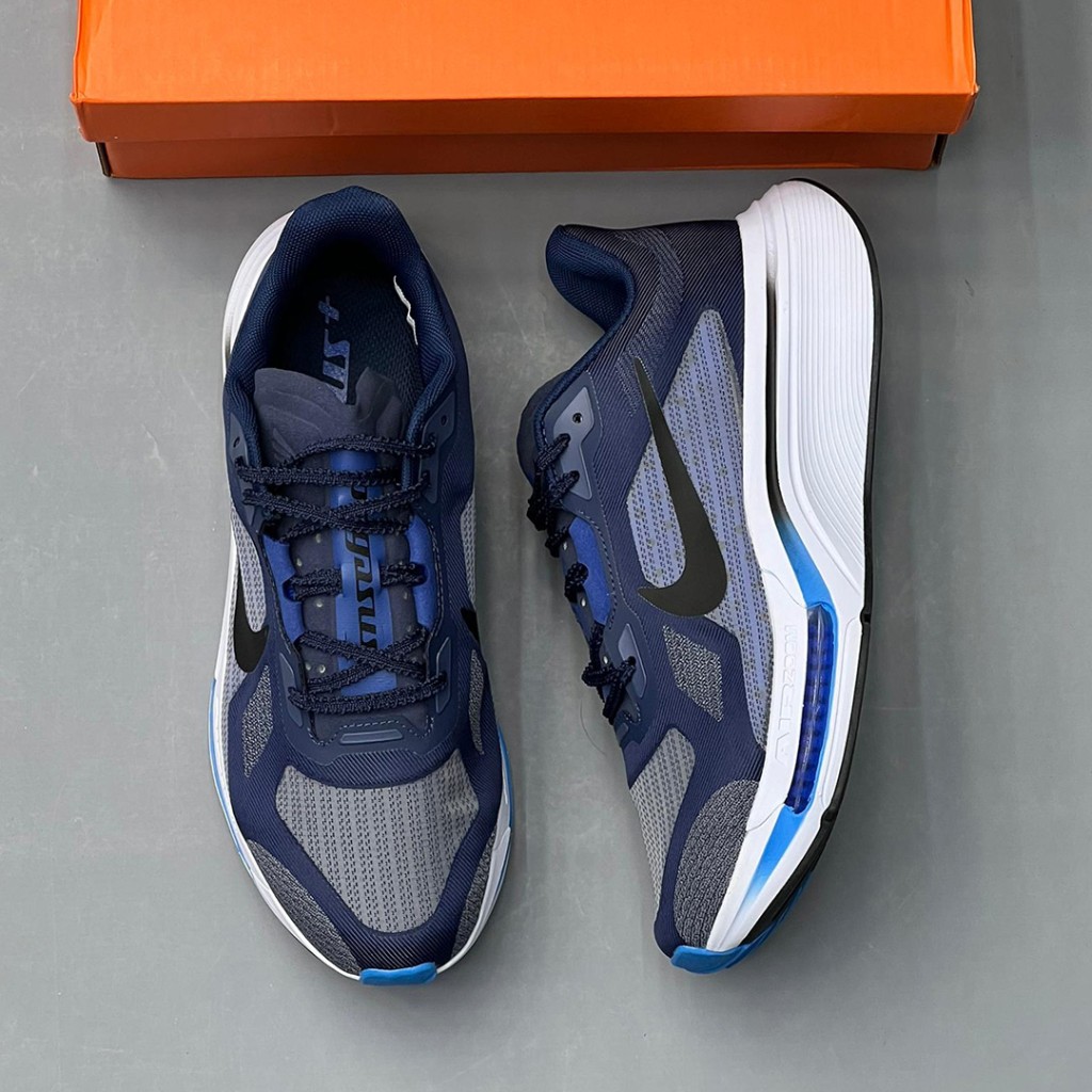 نایک پگاسوس پلاس سرمه‌ای مشکی آبی سفید Nike Pegasus Plus 2