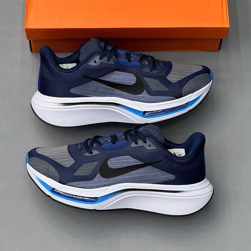 19813611 نایک پگاسوس پلاس سرمهای مشکی آبی سفید Nike Pegasus Plus 2