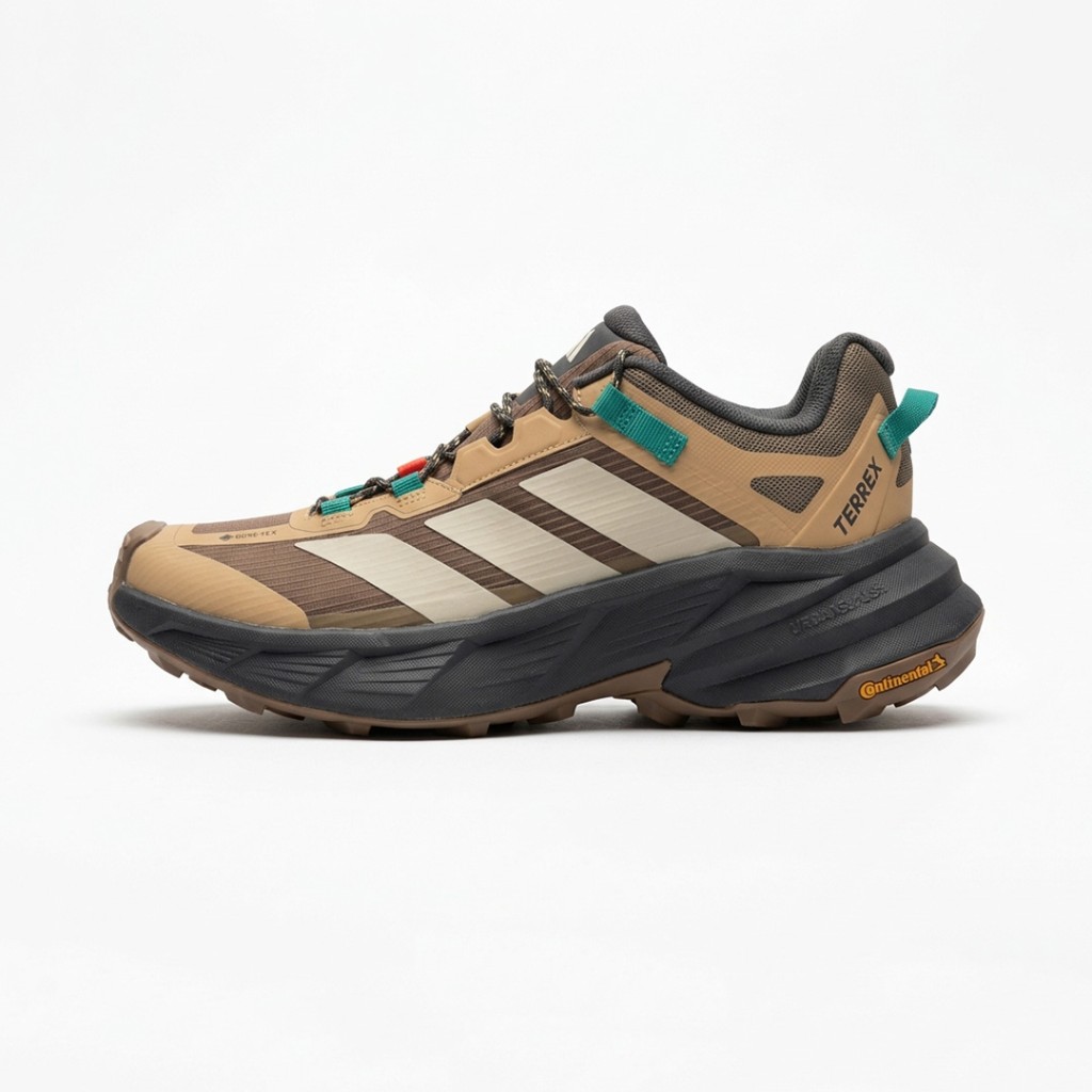 آدیداس ترکس فری‌هایکر اس‌ال گورتکس خاکی مشکی Terrex Freehiker SL GORE-TEX KJ4429