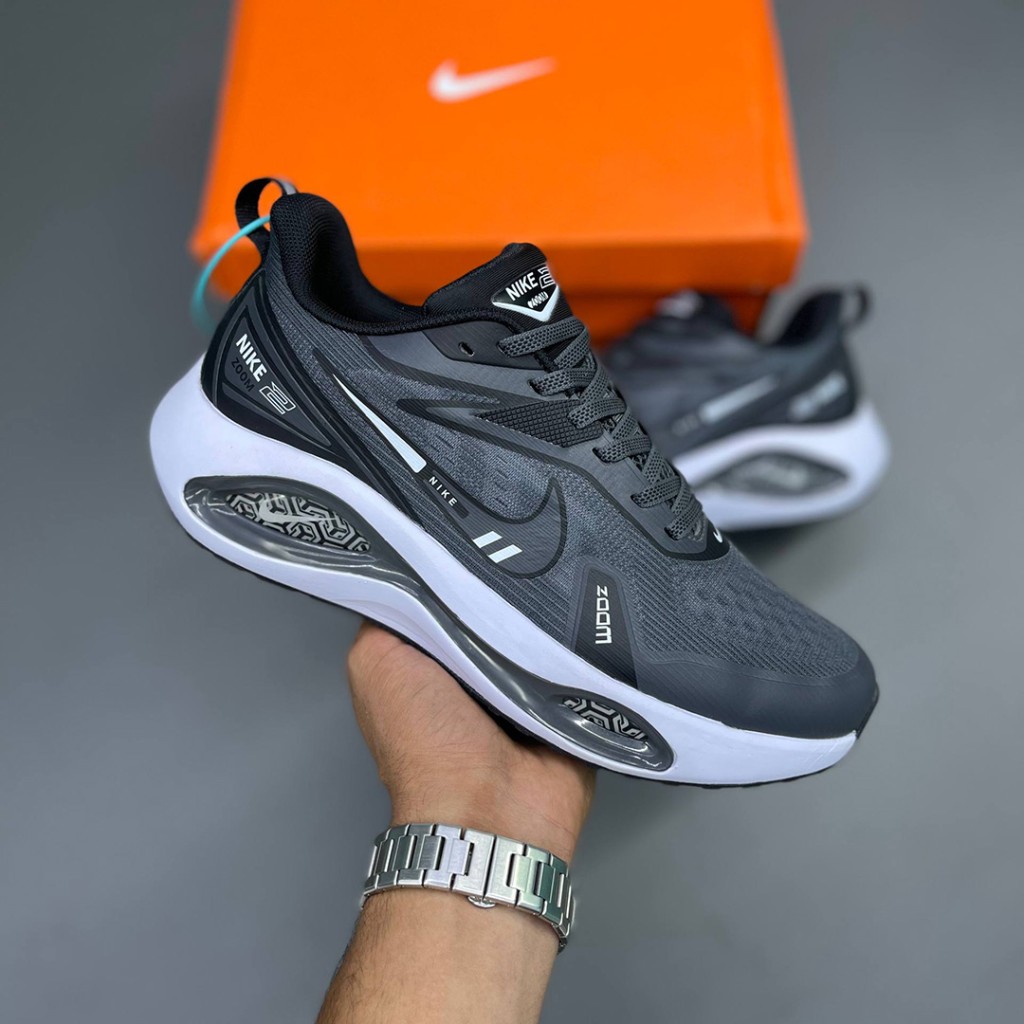 20100112 نایک وین فلو زوم طوسی سفید Nike Winflo Zoom 2