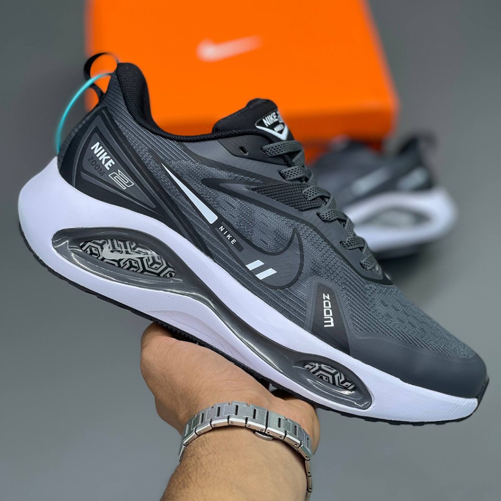 20100114 نایک وین فلو زوم طوسی سفید Nike Winflo Zoom 2