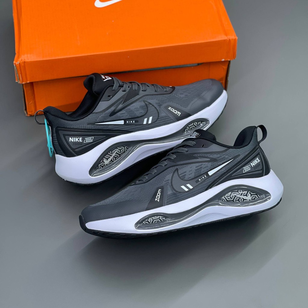 20100115 نایک وین فلو زوم طوسی سفید Nike Winflo Zoom 2
