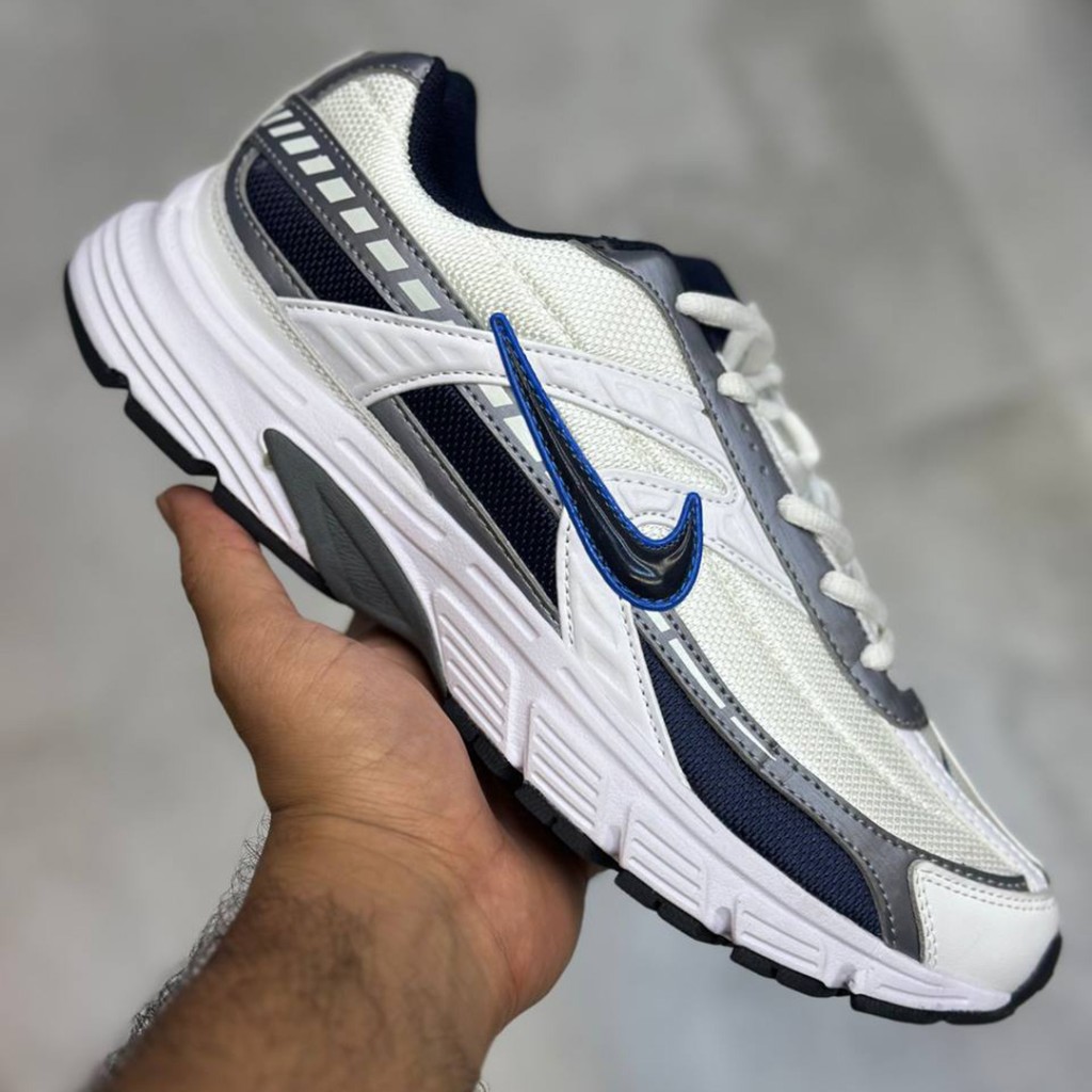 20106056 نایک اینیشیتور مدل Nike Initiator White Obsidian Metallic Cool Grey 394055-101