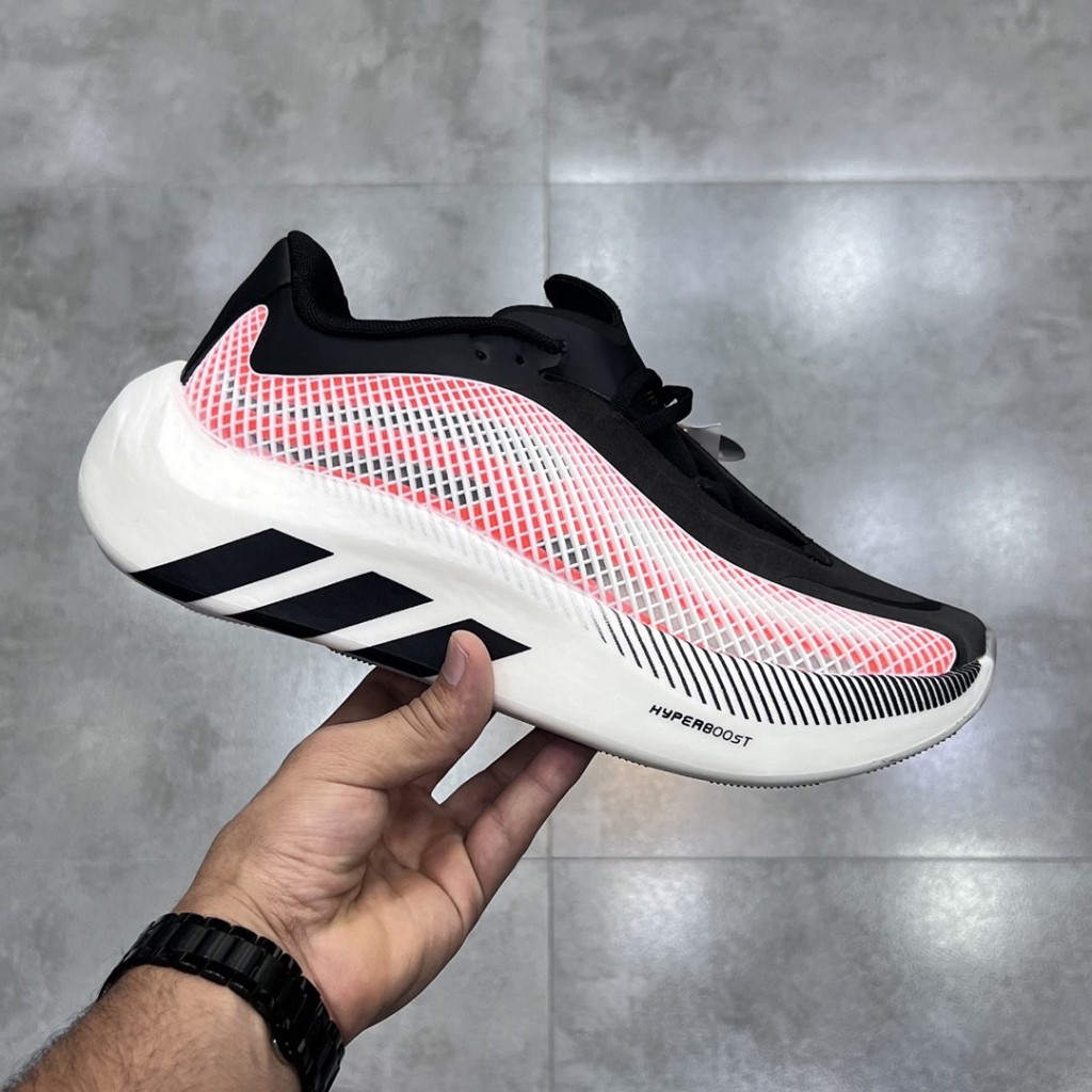 20193980 آدیداس هایپر بوست یوفوریا مشکی قرمز سفید adidas Hyper Boost Euphoria LA6206