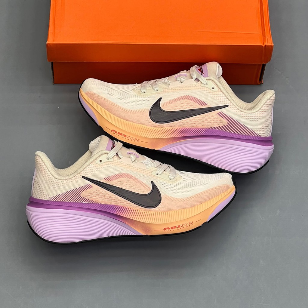 نایک ایر زوم پگاسوس کرم نارنجی بنفش Nike Air Zoom Pegasus 42