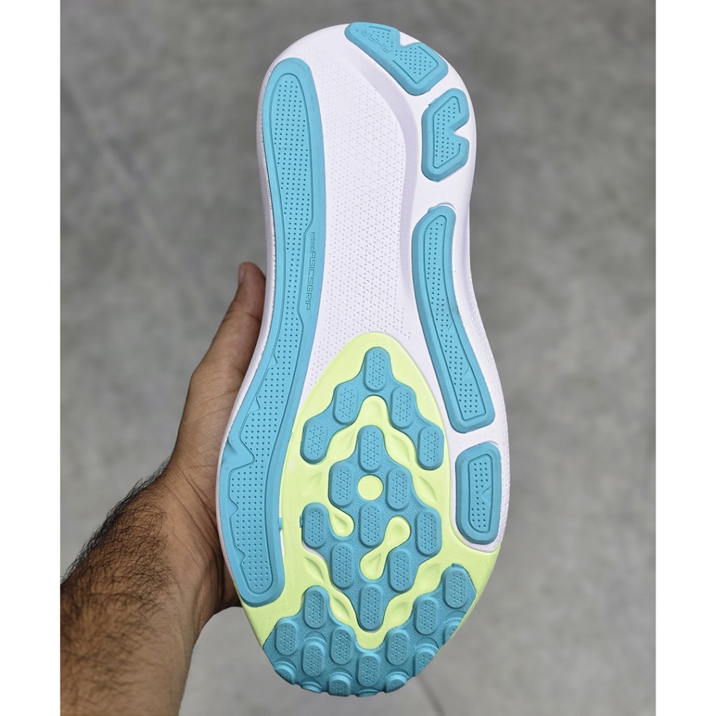 20294971 اسیکس ژل کایانو سفید لیمویی صورتی آبی ASICS GEL-KAYANO 33