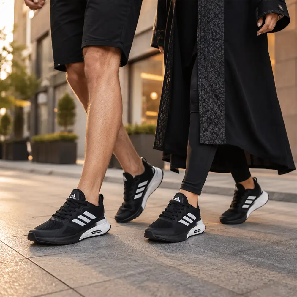 45c48cce2e2d7fbdea1afc51c7c6ad26-4 کتونی آدیداس کلاودفوم مشکی سفید - Cloudfoam Adidas