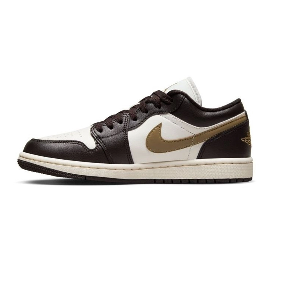 کتونی ایرجردن 1 مشکی قهوه ای - Air Jordan 1 low brown