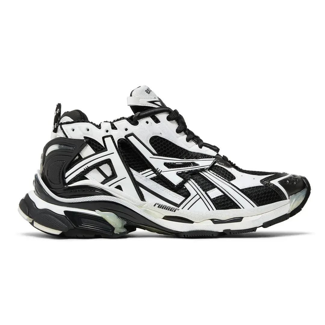 کتونی بالنسیاگا رانر مشکی سفید - Balenciaga Runner